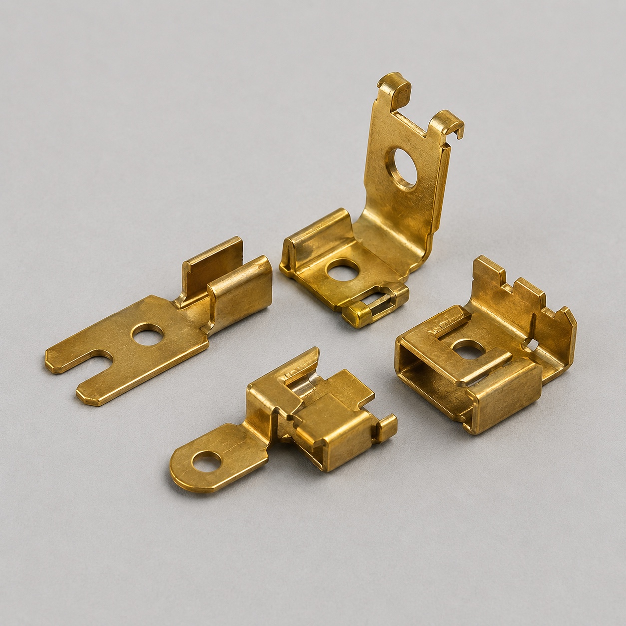 Brass Electric Sheet Metal Components manufactured by Geeta Products Jamnagar